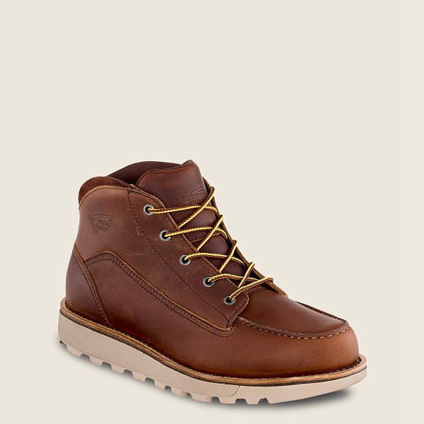 Bottes de Travail Red Wing - Traction Tred Lite - Waterproof Soft Toe Chukka - Marron - Homme 459ETL